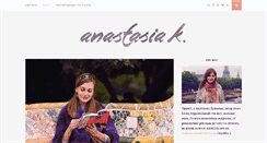 Desktop Screenshot of anastasiakuzmina.ru